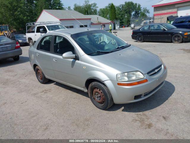  Salvage Chevrolet Aveo