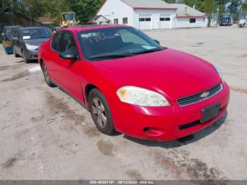  Salvage Chevrolet Monte Carlo