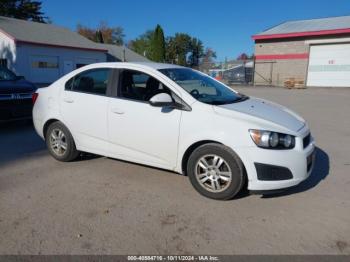  Salvage Chevrolet Sonic