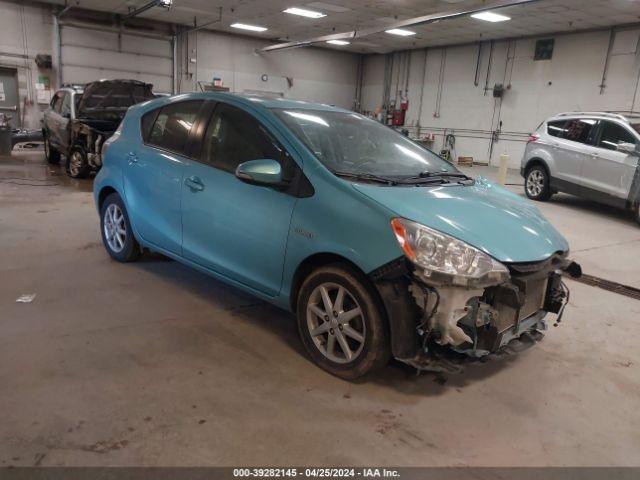  Salvage Toyota Prius c