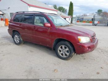  Salvage Toyota Highlander