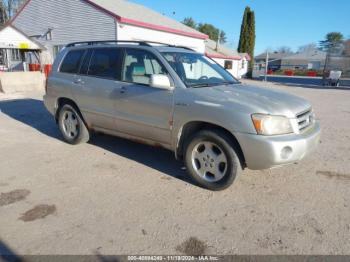  Salvage Toyota Highlander