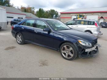  Salvage Mercedes-Benz E-Class