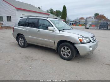  Salvage Toyota Highlander