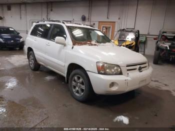  Salvage Toyota Highlander