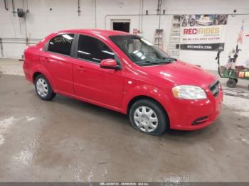  Salvage Chevrolet Aveo