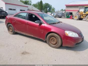  Salvage Pontiac G6