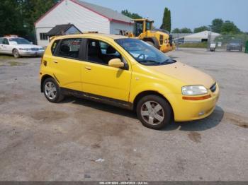  Salvage Chevrolet Aveo
