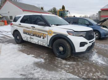  Salvage Ford Police Interceptor Utilit