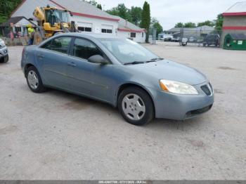  Salvage Pontiac G6