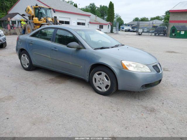  Salvage Pontiac G6