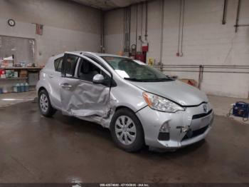  Salvage Toyota Prius c