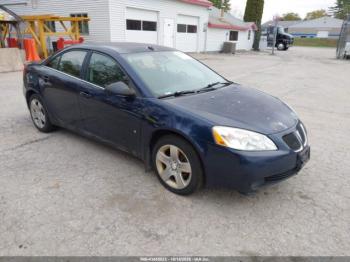  Salvage Pontiac G6
