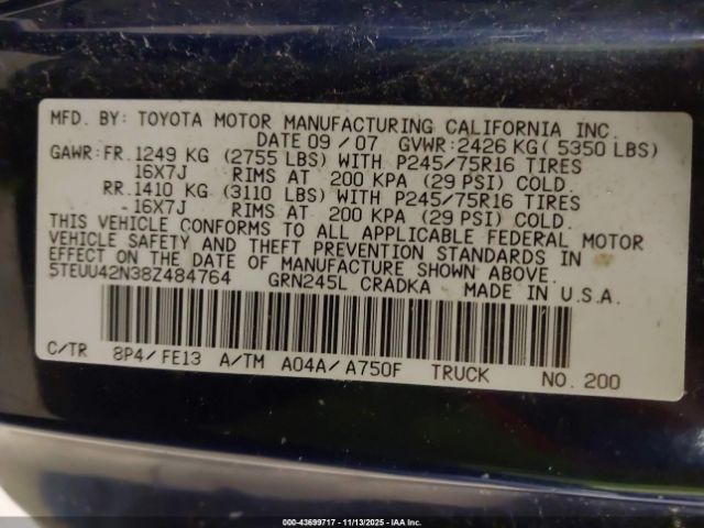 Toyota Tacoma Base V6 Image 10