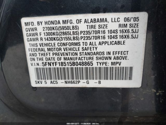 Honda Pilot Ex-l Image 11