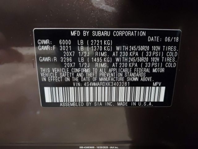 Subaru Ascent Touring Image 7