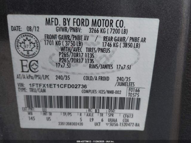 Ford F-150 Xlt Image 12