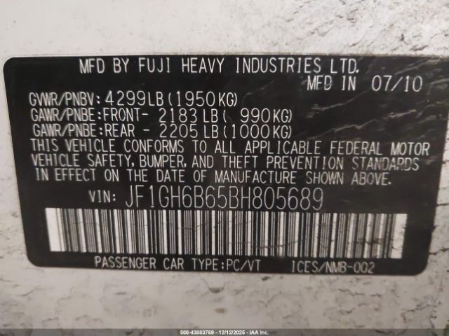 Subaru Impreza 2.5i Premium Image 10