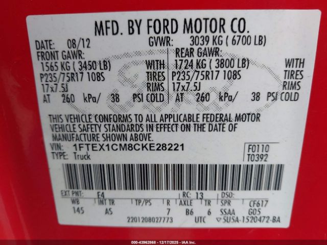 Ford F-150 Xl Image 6