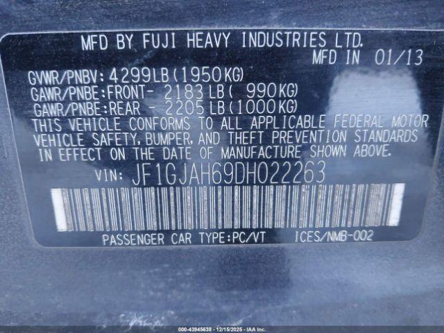 Subaru Impreza 2.0i Limited Image 13