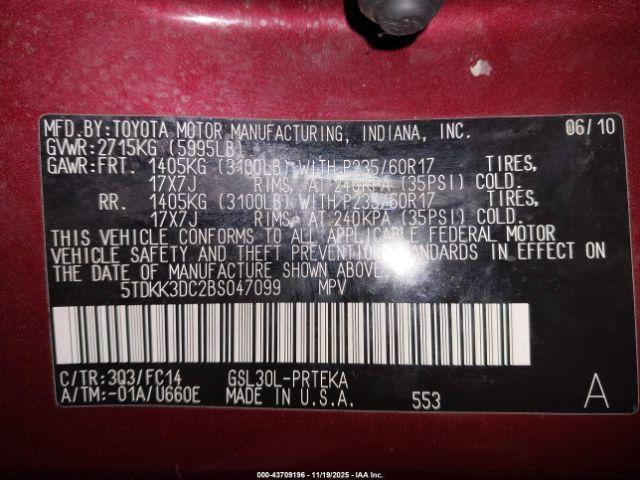 Toyota Sienna Le V6 Image 9