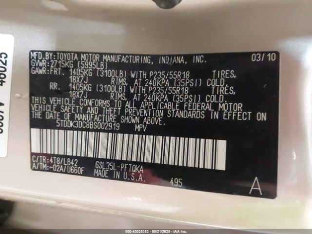 Toyota Sienna Xle Image 8