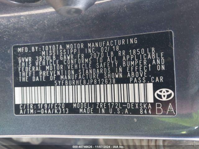 Toyota Corolla Se Image 12