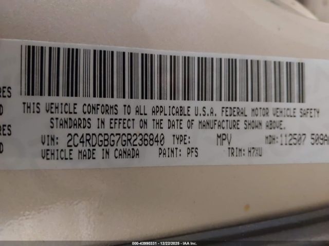 Dodge Grand Caravan American Value Pkg Image 7