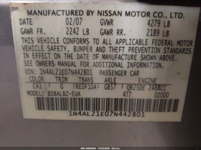 Nissan Altima 2.5 S Image 3