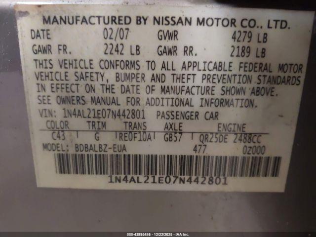 Nissan Altima 2.5 S Image 3