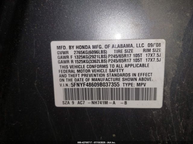 Honda Pilot Ex-l Image 16