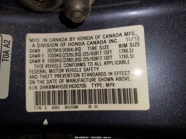 Honda CR-V Ex Image 3