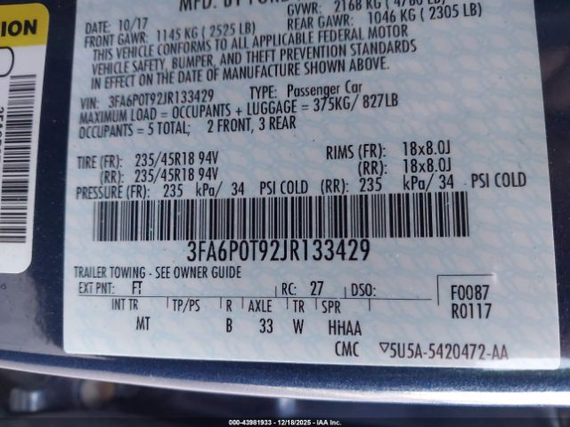 Ford Fusion Se Image 15