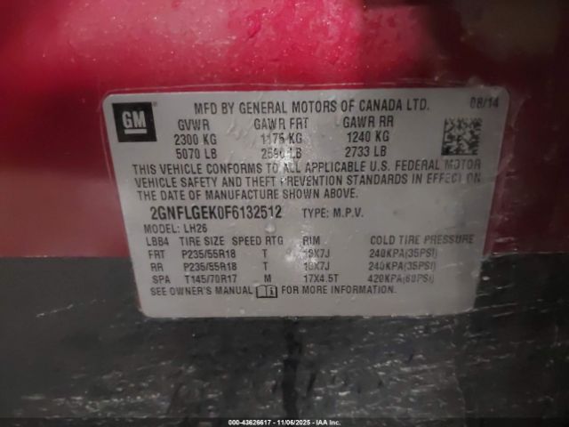 Chevrolet Equinox 2lt Image 6