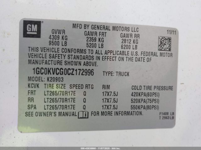 Chevrolet Silverado 2500 Work Truck Image 8