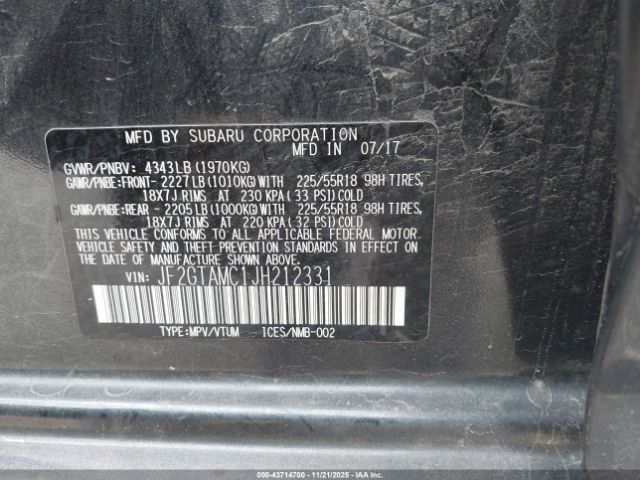 Subaru Crosstrek 2.0i Limited Image 8