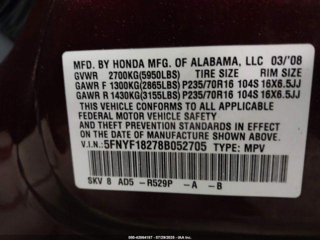 Honda Pilot Vp Image 4