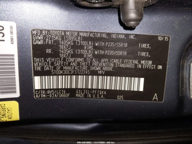 Toyota Sienna Xle 7 Passenger Image 5