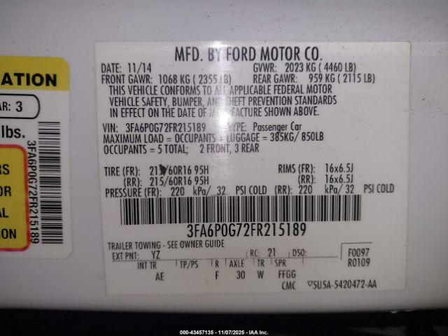 Ford Fusion S Image 5