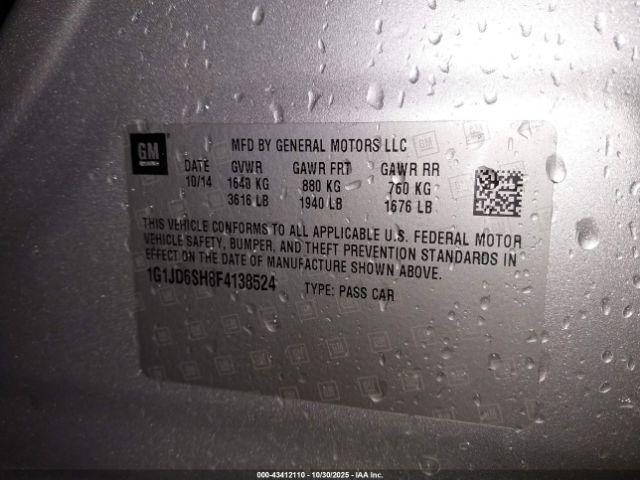 Chevrolet Sonic Lt Manual Image 6