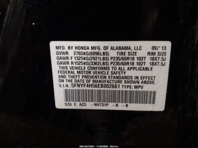 Honda Pilot Ex-l Image 14