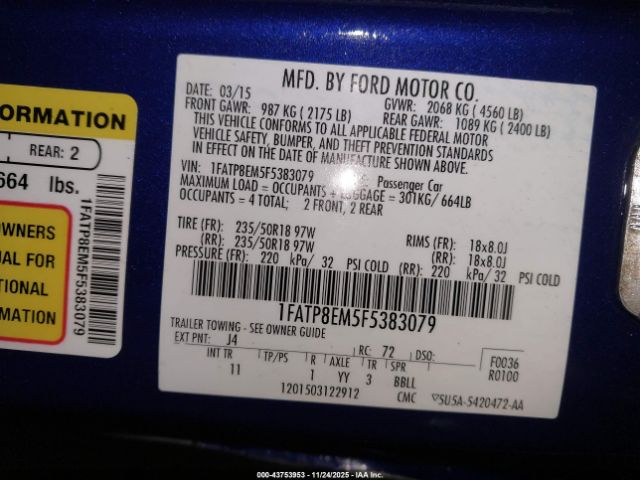 Ford Mustang V6 Image 8