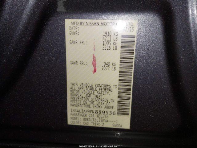 Nissan Altima 2.5 Sl Image 9