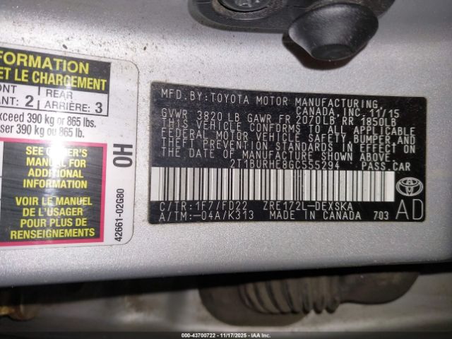 Toyota Corolla S Plus Image 8