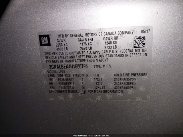 Chevrolet Equinox Ls Image 17