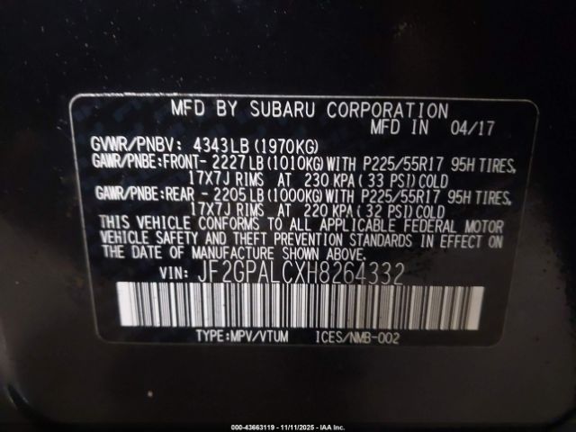 Subaru Crosstrek 2.0i Limited Image 14