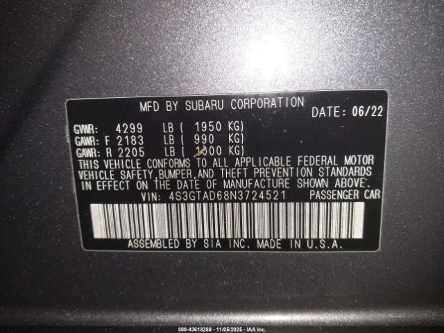 Subaru Impreza Premium 5-door Image 10