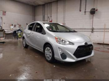  Salvage Toyota Prius c