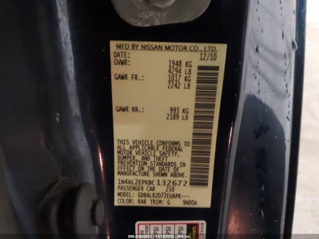 Nissan Altima 2.5 S Image 11