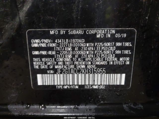 Subaru Crosstrek 2.0i Premium Image 4